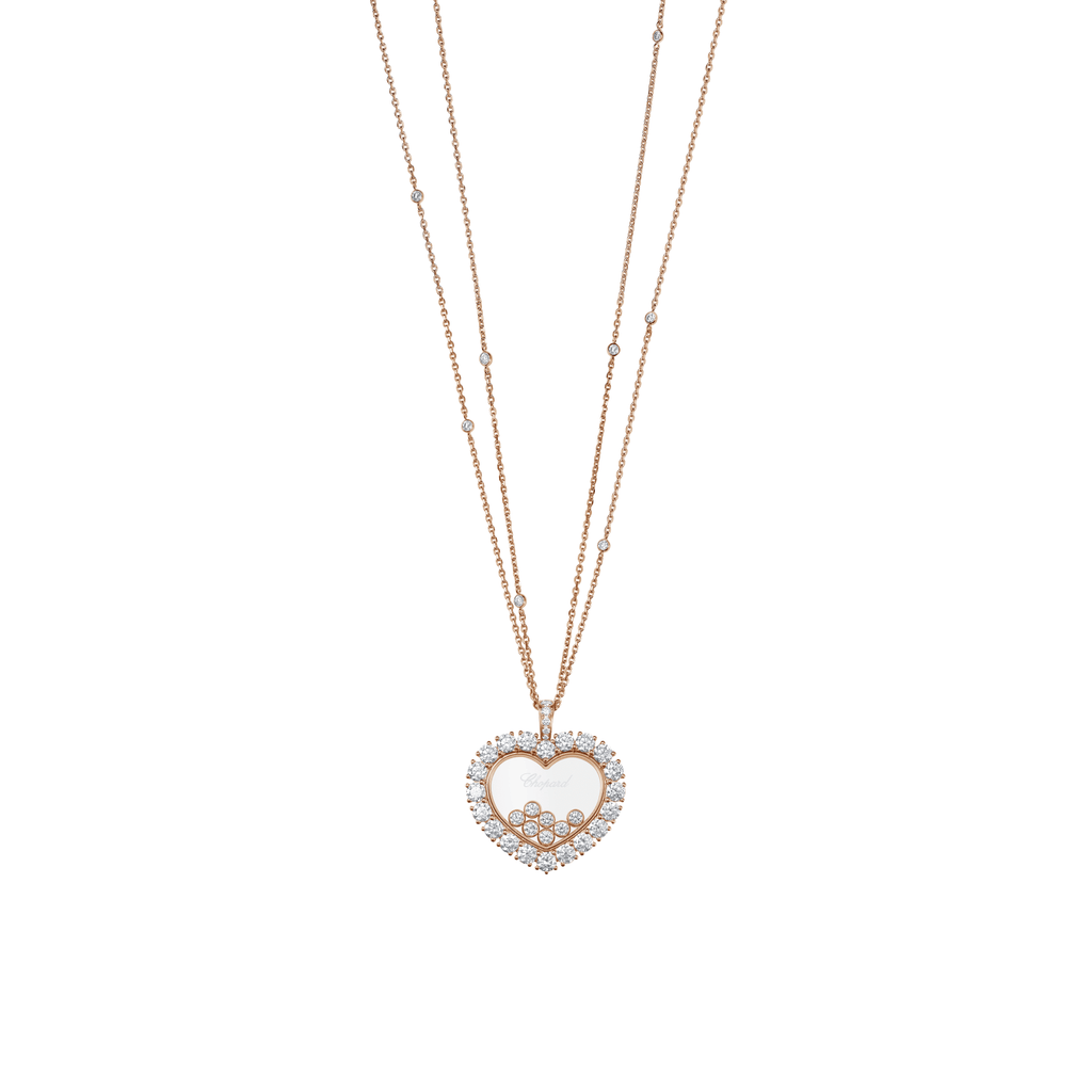 HAPPY DIAMONDS ICONS JOAILLERIE PENDANT, ETHICAL ROSE GOLD, DIAMONDS 79A049-5001