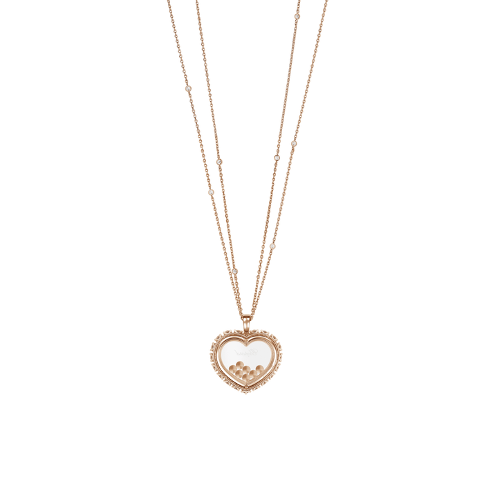 HAPPY DIAMONDS ICONS JOAILLERIE PENDANT, ETHICAL ROSE GOLD, DIAMONDS 79A049-5001