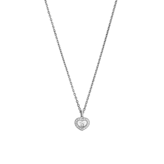 HAPPY DIAMONDS ICONS PENDANT, ETHICAL WHITE GOLD, DIAMONDS 79A054-1201