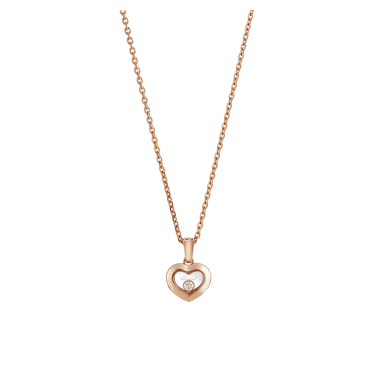 HAPPY DIAMONDS ICONS PENDANT, ETHICAL ROSE GOLD, DIAMOND 79A054-5001