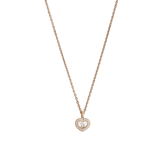 HAPPY DIAMONDS ICONS PENDANT, ETHICAL ROSE GOLD, DIAMONDS 79A054-5201