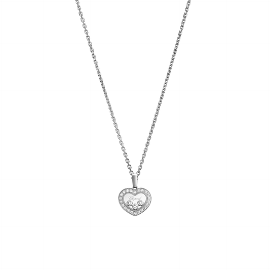 HAPPY DIAMONDS ICONS PENDANT, ETHICAL WHITE GOLD, DIAMONDS 79A611-1201