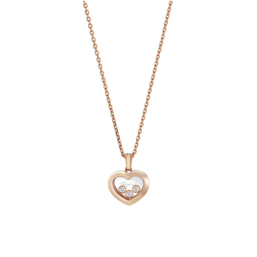 HAPPY DIAMONDS ICONS PENDANT, ETHICAL ROSE GOLD, DIAMONDS 79A611-5001