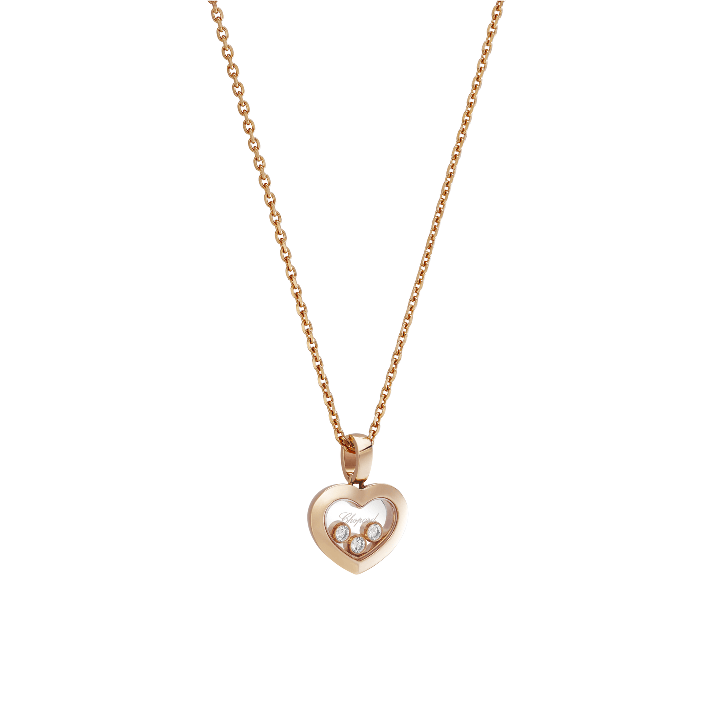 HAPPY DIAMONDS ICONS PENDANT, ETHICAL ROSE GOLD, DIAMONDS 79A611-5001