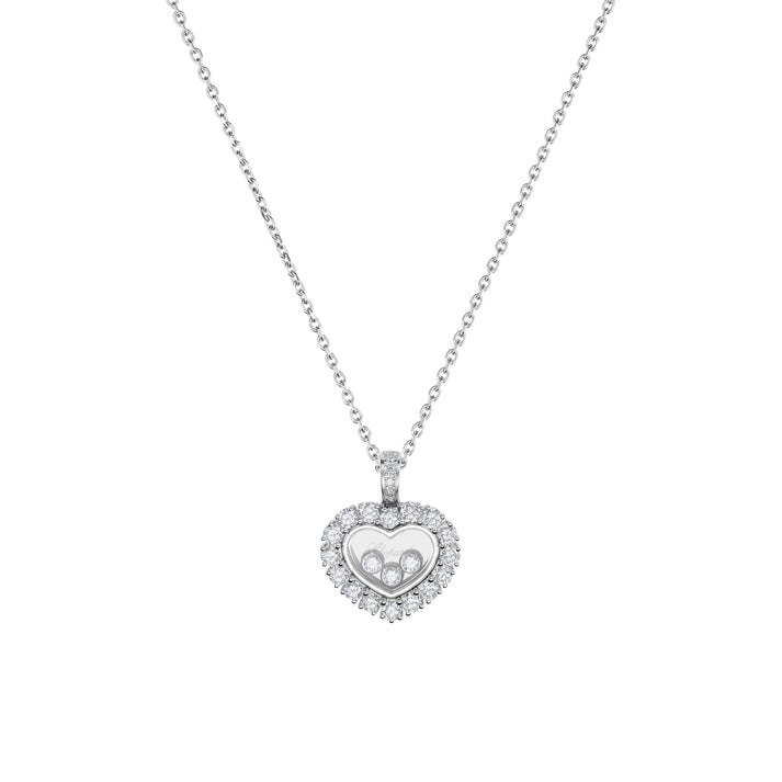 HAPPY DIAMONDS ICONS JOAILLERIE PENDANT, ETHICAL WHITE GOLD, DIAMONDS 79A615-1001