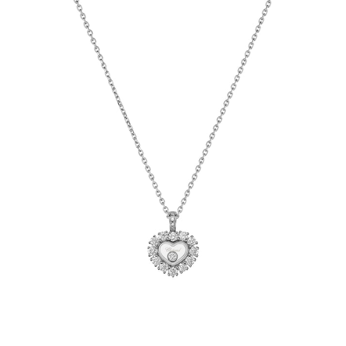 HAPPY DIAMONDS ICONS JOAILLERIE PENDANT, ETHICAL WHITE GOLD, DIAMONDS 79A616-1001