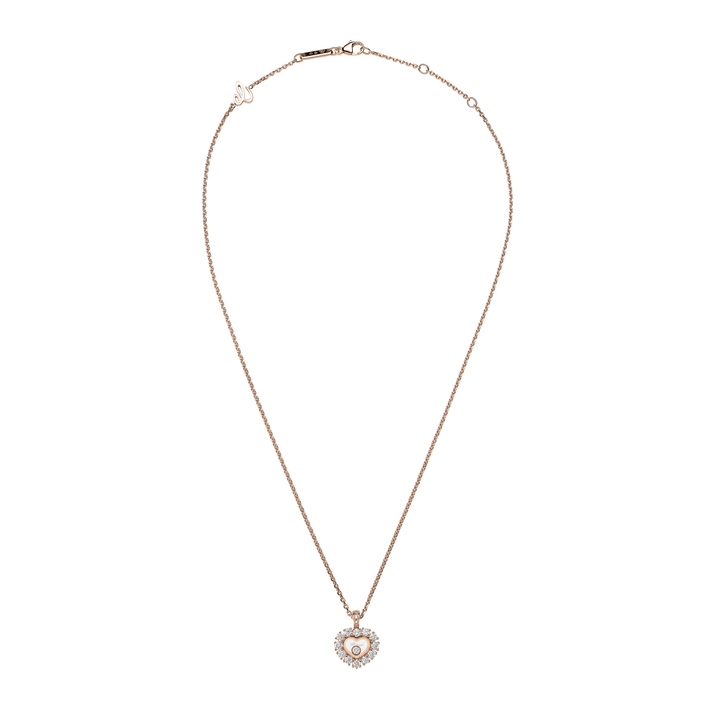 HAPPY DIAMONDS ICONS JOAILLERIE PENDANT, ETHICAL ROSE GOLD, DIAMONDS 79A616-5001