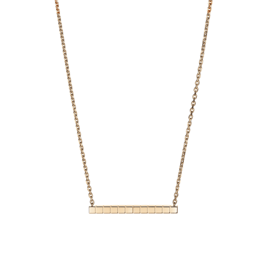 ICE CUBE NECKLACE, ETHICAL ROSE GOLD 817702-5001