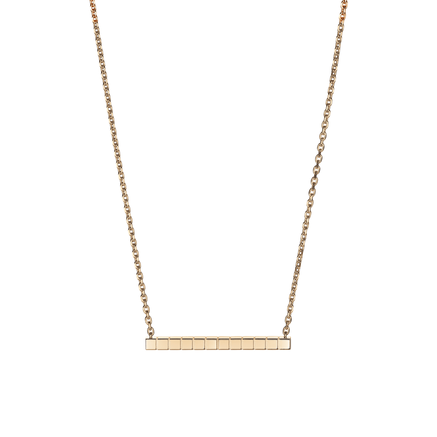 ICE CUBE NECKLACE, ETHICAL ROSE GOLD 817702-5001