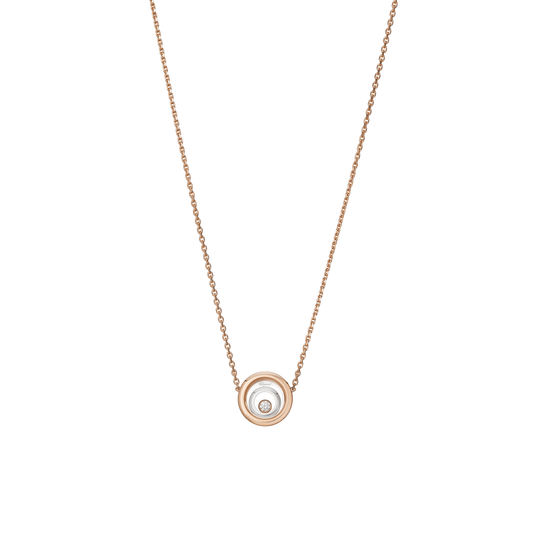 HAPPY SPIRIT NECKLACE, ETHICAL ROSE GOLD, ETHICAL WHITE GOLD, DIAMOND 818230-9001