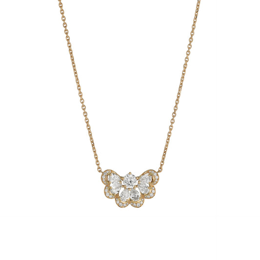 PRECIOUS LACE NUAGE NECKLACE, ETHICAL ROSE GOLD, DIAMONDS 818351-5001