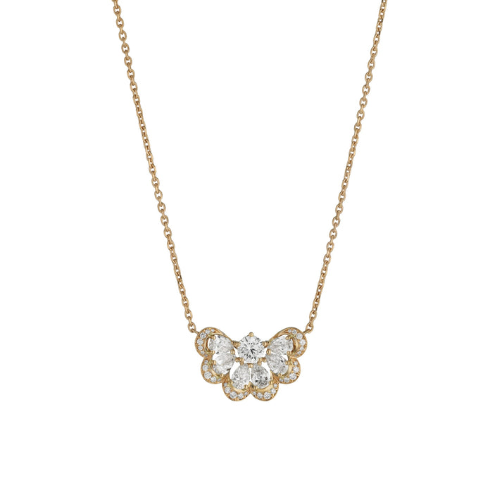 PRECIOUS LACE NUAGE NECKLACE, ETHICAL ROSE GOLD, DIAMONDS 818351-5001