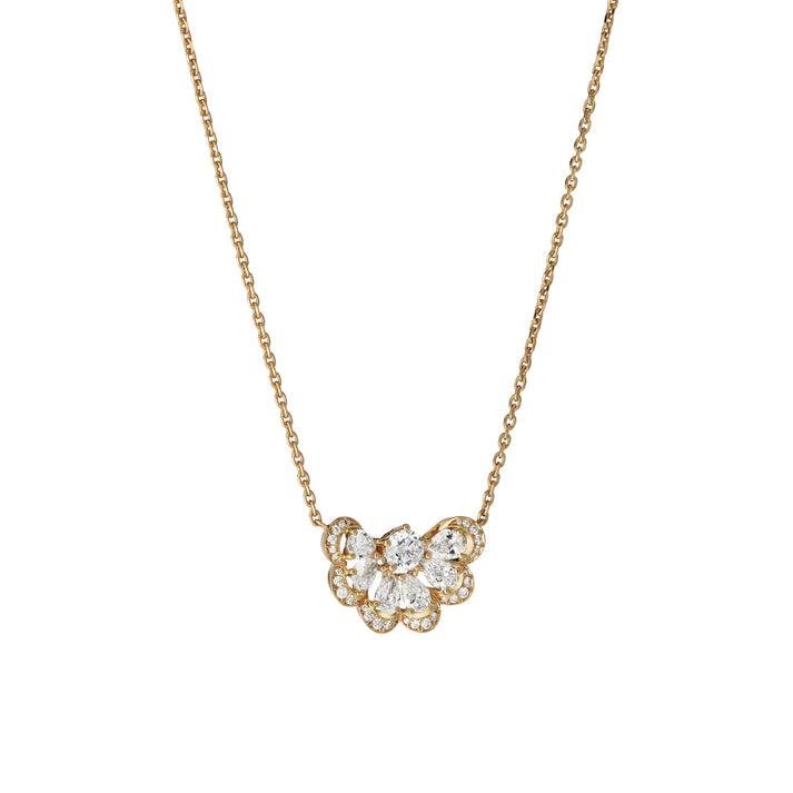 PRECIOUS LACE NUAGE NECKLACE, ETHICAL ROSE GOLD, DIAMONDS 818351-5001