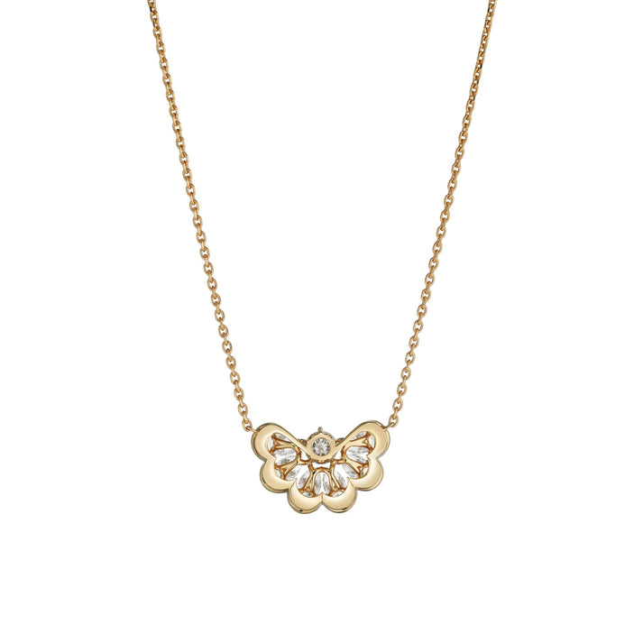 PRECIOUS LACE NUAGE NECKLACE, ETHICAL ROSE GOLD, DIAMONDS 818351-5001