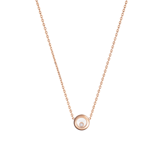 HAPPY DIAMONDS ICONS NECKLACE, ETHICAL ROSE GOLD, DIAMOND 81A017-5001