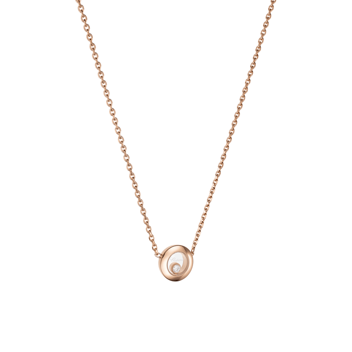 HAPPY DIAMONDS ICONS NECKLACE, ETHICAL ROSE GOLD, DIAMOND 81A017-5001