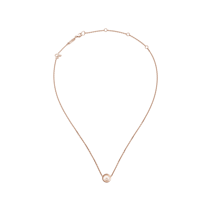 HAPPY DIAMONDS ICONS NECKLACE, ETHICAL ROSE GOLD, DIAMOND 81A017-5001