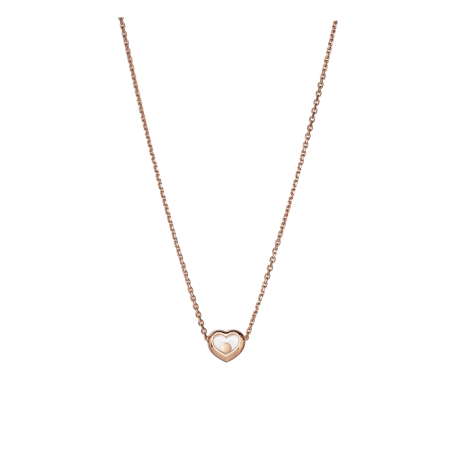 HAPPY DIAMONDS ICONS NECKLACE, ETHICAL ROSE GOLD, DIAMOND 81A054-5001