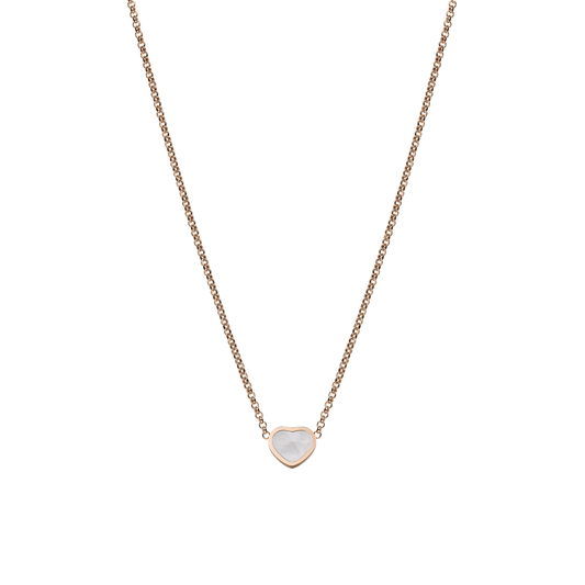 MY HAPPY HEARTS NECKLACE, ETHICAL ROSE GOLD, MOTHER-OF-PEARL 81A086-5301