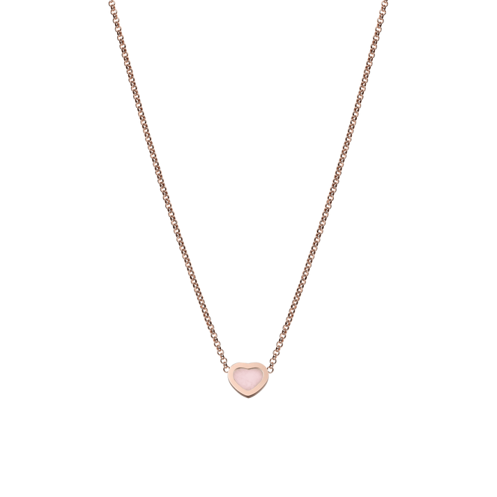 MY HAPPY HEARTS NECKLACE, ETHICAL ROSE GOLD, PINK OPAL 81A086-5620