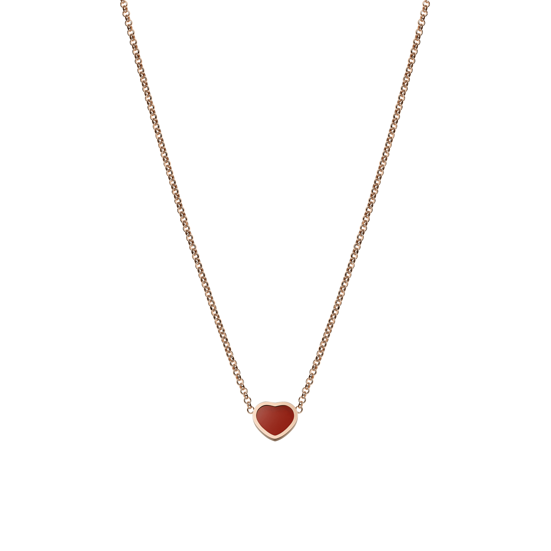 ★SENTIMENTS★ NO.518 [MEDIUM] NECKLACE Sterling Silver Multi-color Long Heart Necklace | Cosanuova