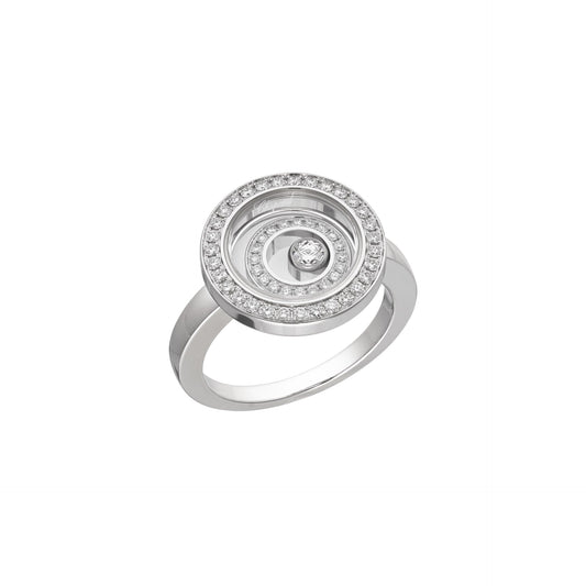 HAPPY SPIRIT RING, ETHICAL WHITE GOLD, DIAMONDS 828230-1010