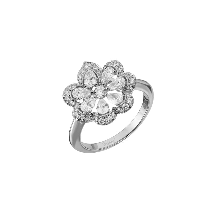 PRECIOUS LACE MINI-FROU-FROU RING, ETHICAL WHITE GOLD, DIAMONDS 828347-1010