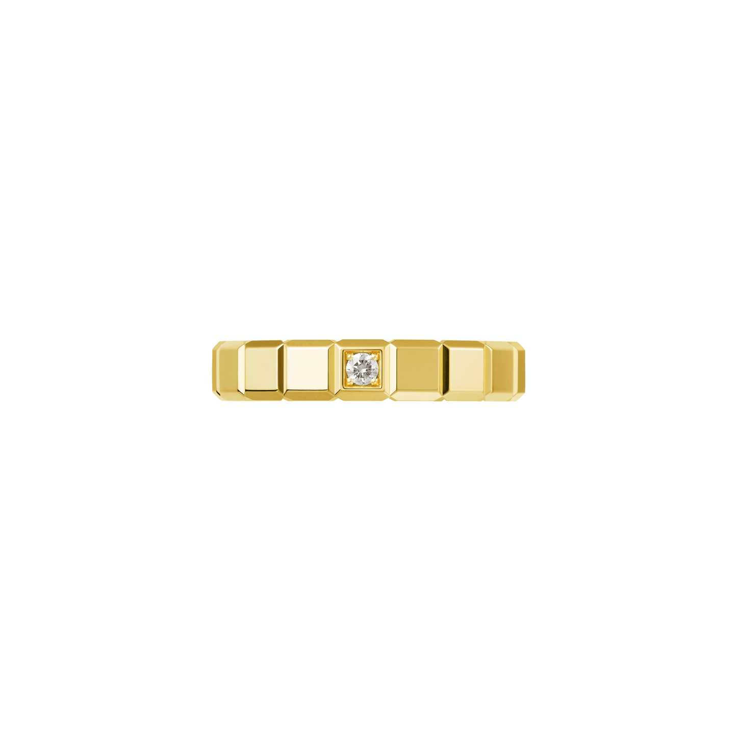 ICE CUBE RING, ETHICAL YELLOW GOLD, DIAMOND 829834-0069