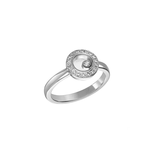 HAPPY DIAMONDS ICONS RING, ETHICAL WHITE GOLD, DIAMONDS 82A017-1200