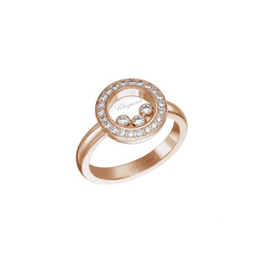 HAPPY DIAMONDS ICONS RING, ETHICAL ROSE GOLD, DIAMONDS 82A018-5200