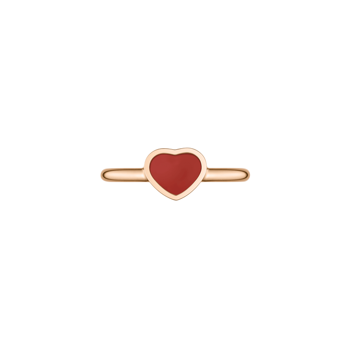 MY HAPPY HEARTS RING, ETHICAL ROSE GOLD, CARNELIAN 82A086-5800