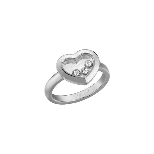 HAPPY DIAMONDS ICONS RING, ETHICAL WHITE GOLD, DIAMONDS 82A611-1000