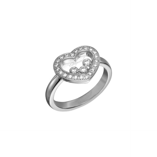 HAPPY DIAMONDS ICONS RING, ETHICAL WHITE GOLD, DIAMONDS 82A611-1200