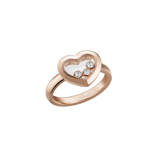 HAPPY DIAMONDS ICONS RING, ETHICAL ROSE GOLD, DIAMONDS 82A611-5000