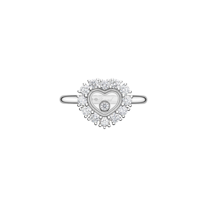 HAPPY DIAMONDS ICONS JOAILLERIE RING, ETHICAL WHITE GOLD, DIAMONDS 82A616-1000