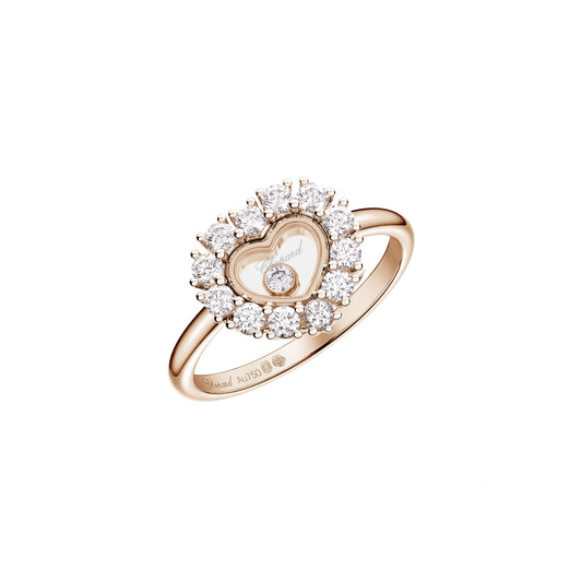 HAPPY DIAMONDS ICONS JOAILLERIE RING, ETHICAL ROSE GOLD, DIAMONDS 82A616-5000