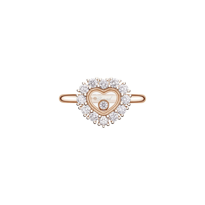 HAPPY DIAMONDS ICONS JOAILLERIE RING, ETHICAL ROSE GOLD, DIAMONDS 82A616-5000