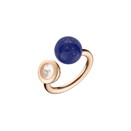 HAPPY DIAMONDS PLANET RING, ETHICAL ROSE GOLD, DIAMONDS, LAPIS LAZULI 82A619-5500