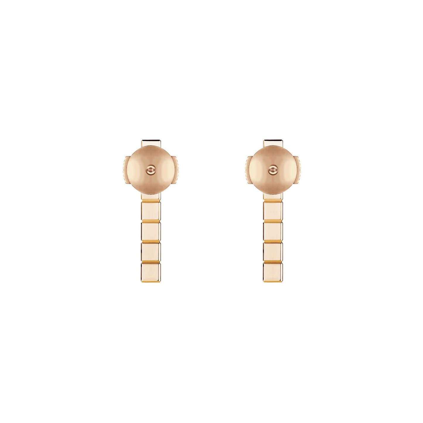 ICE CUBE EARRINGS, ETHICAL ROSE GOLD, FULL-SET DIAMONDS 837702-5003