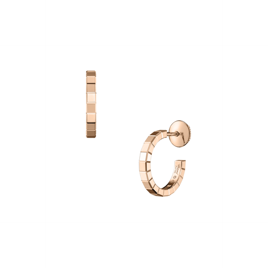 ICE CUBE EARRINGS, ETHICAL ROSE GOLD 837702-5006