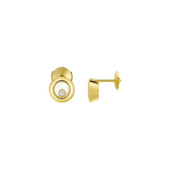 HAPPY DIAMONDS ICONS EARRINGS, ETHICAL YELLOW GOLD, DIAMONDS 83A017-0001