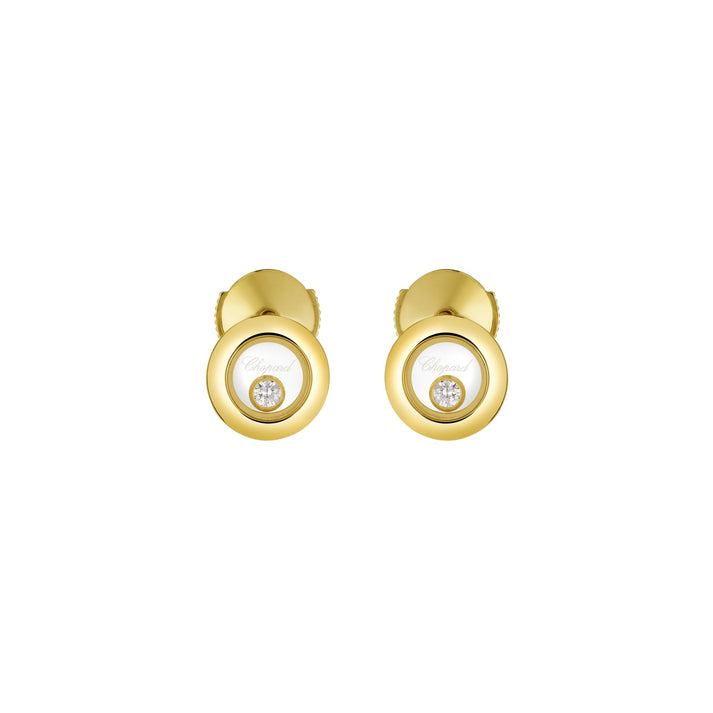 HAPPY DIAMONDS ICONS EARRINGS, ETHICAL YELLOW GOLD, DIAMONDS 83A017-0001