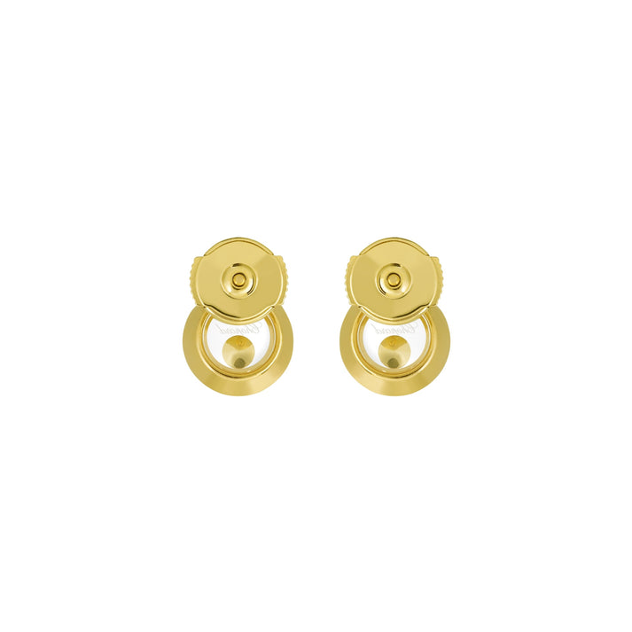 HAPPY DIAMONDS ICONS EARRINGS, ETHICAL YELLOW GOLD, DIAMONDS 83A017-0001