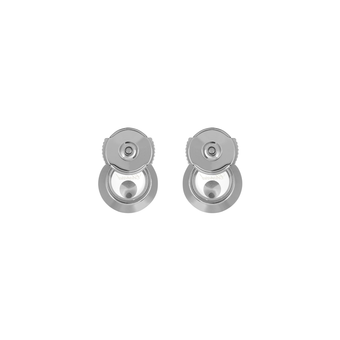 HAPPY DIAMONDS ICONS EARRINGS, ETHICAL WHITE GOLD, DIAMONDS 83A017-1001