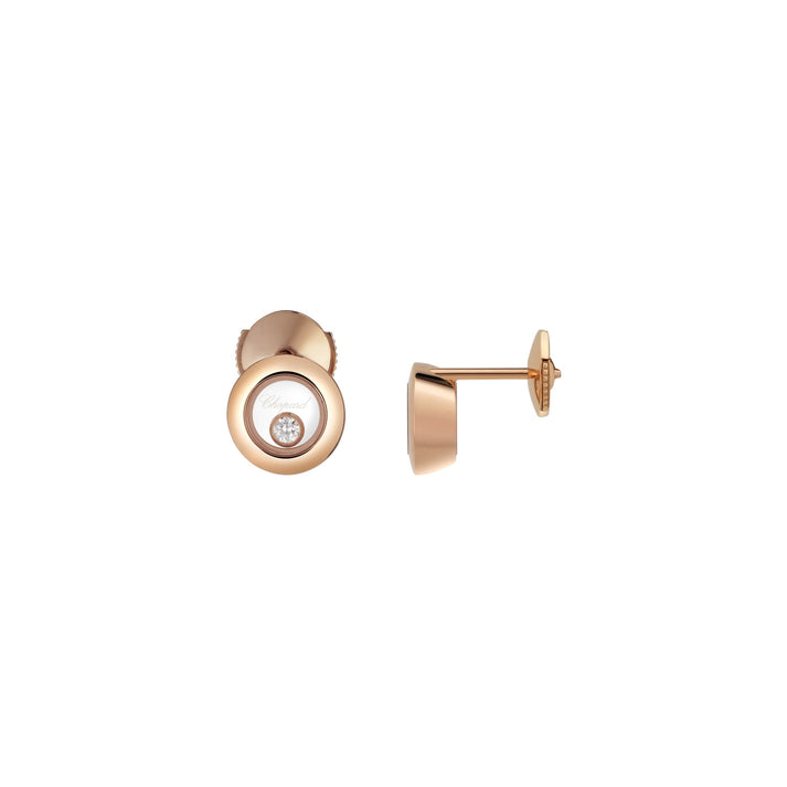 HAPPY DIAMONDS ICONS EARRINGS, ETHICAL ROSE GOLD, DIAMONDS 83A017-5001