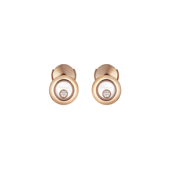 HAPPY DIAMONDS ICONS EARRINGS, ETHICAL ROSE GOLD, DIAMONDS 83A017-5001