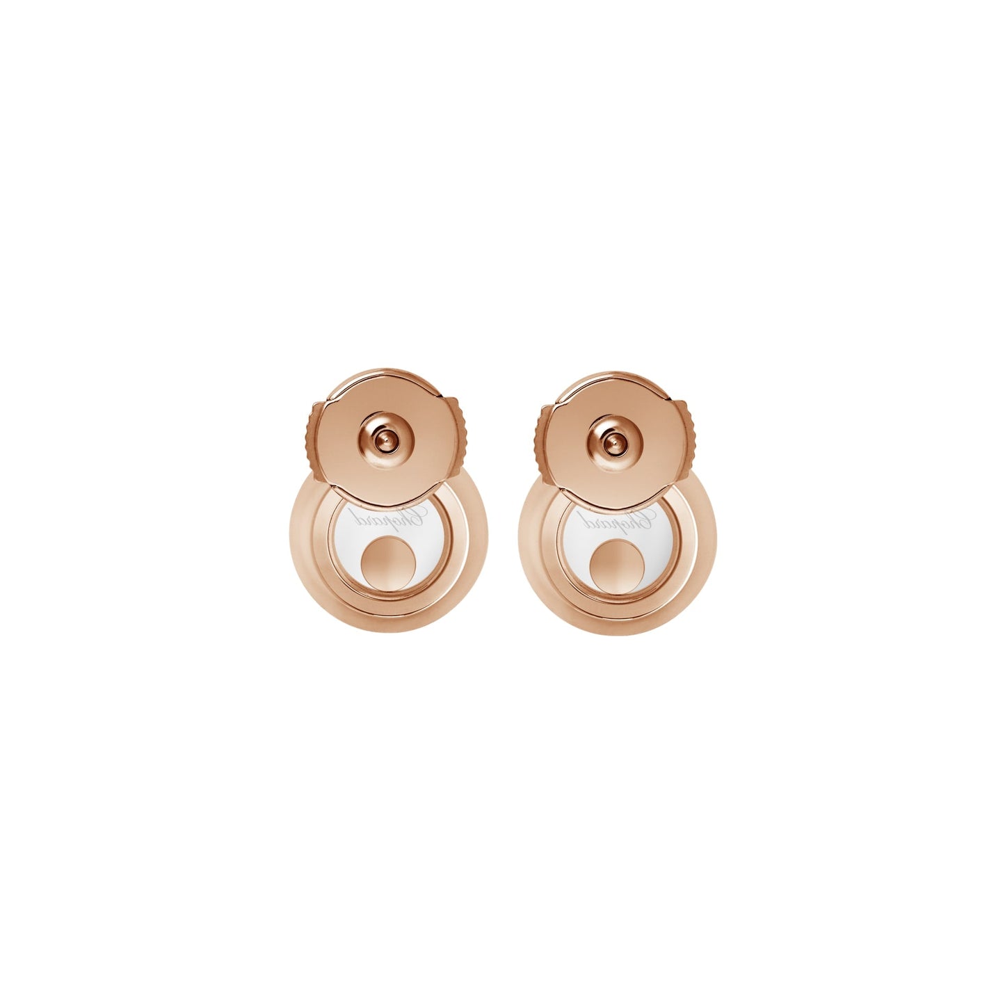 HAPPY DIAMONDS ICONS EARRINGS, ETHICAL ROSE GOLD, DIAMONDS 83A017-5201