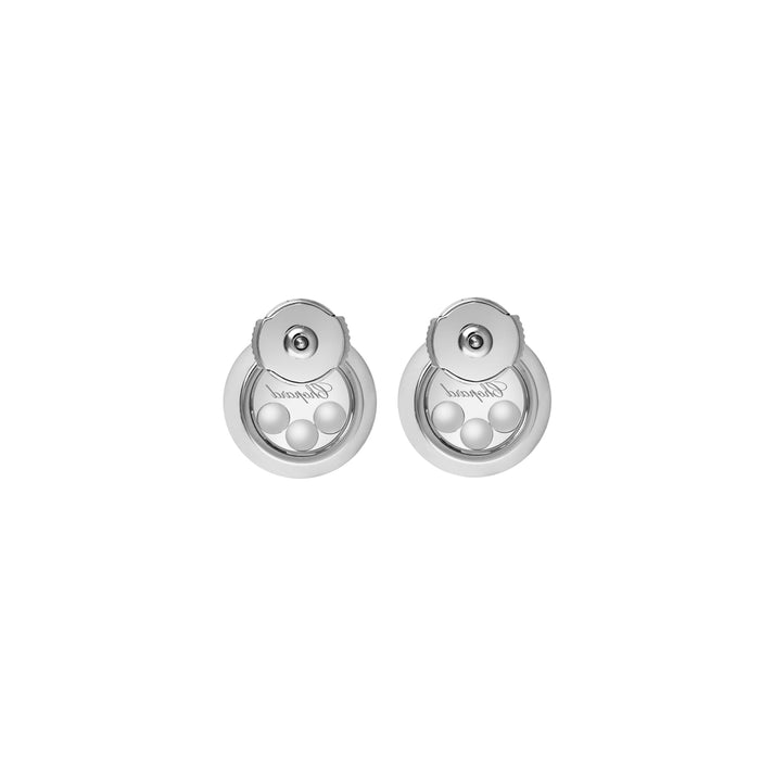 HAPPY DIAMONDS ICONS EARRINGS, ETHICAL WHITE GOLD, DIAMONDS 83A018-1201