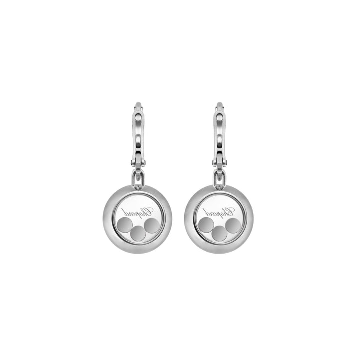 HAPPY DIAMONDS ICONS EARRINGS, ETHICAL WHITE GOLD, DIAMONDS 83A018-1301