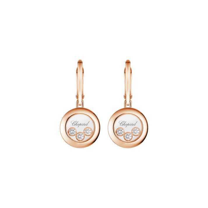 HAPPY DIAMONDS ICONS EARRINGS, ETHICAL ROSE GOLD, DIAMONDS 83A018-5301